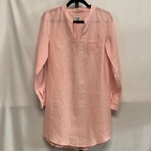 HIHO Bananakeet Linen Tunic Dress Pink Size XS